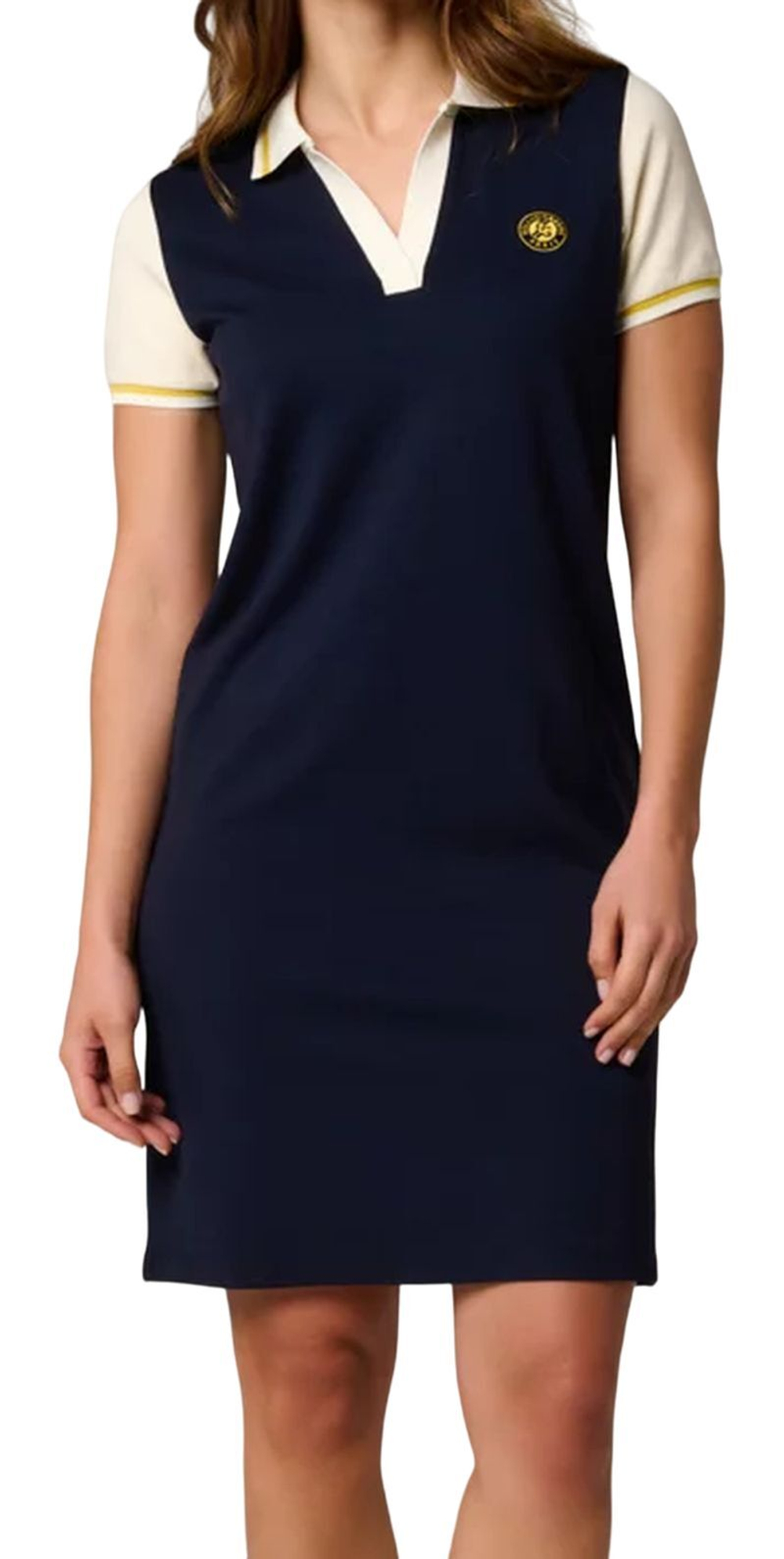 Теннисное платье Roland Garros Suzie Robe Polo Shirt - небесный