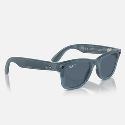 Ray-Ban Meta Wayfarer ( Цвет оправы - матовый синий, цвет линз - синий)