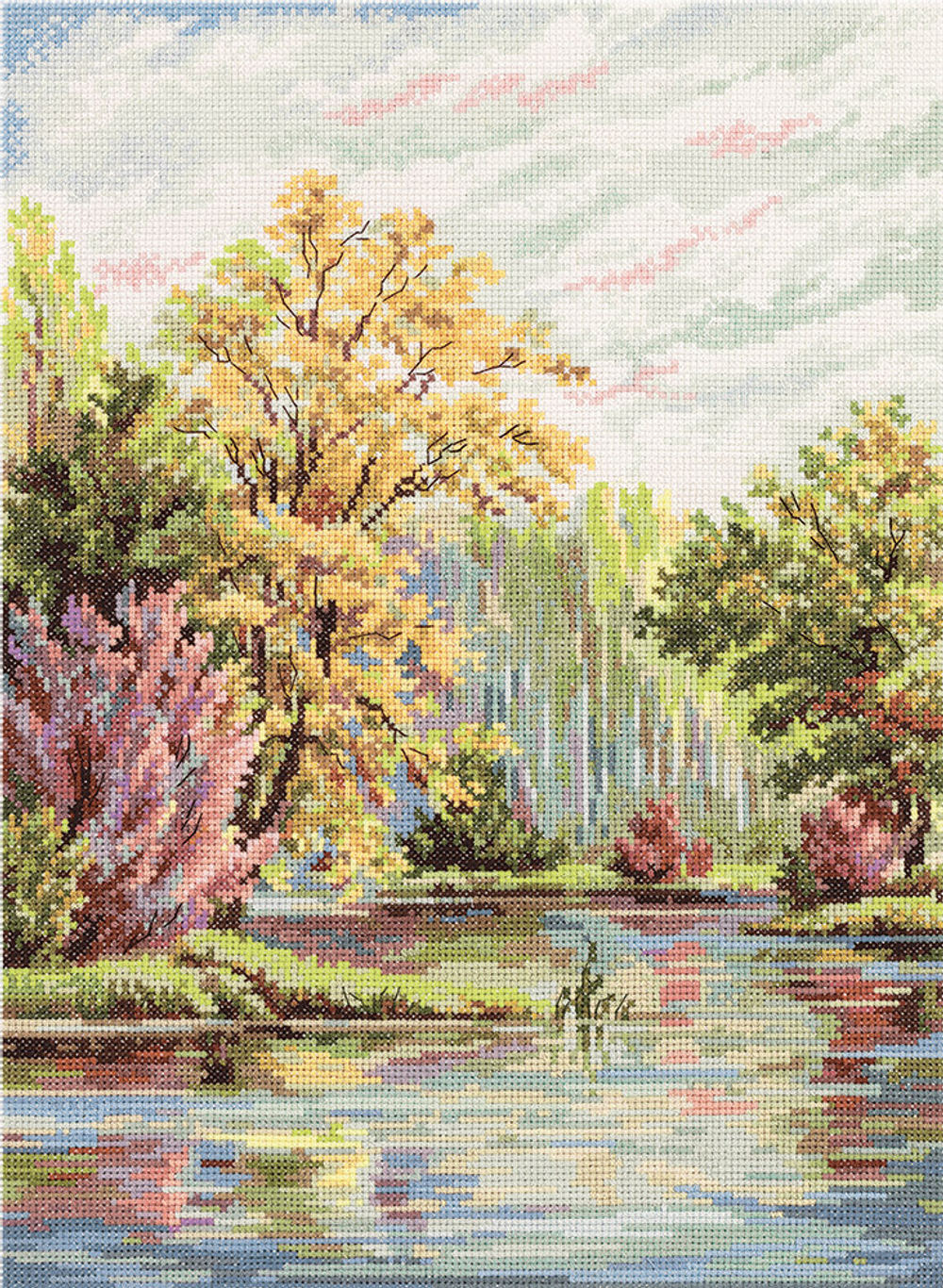 Набор для вышивания "PANNA""Золотая серия" PS-7047 "Осенний мотив" 26.5 х 36.5 см