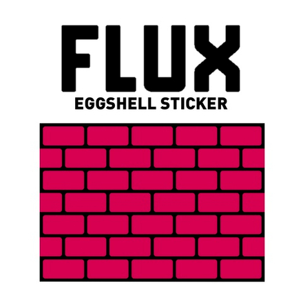 Стикер FLUX Eggshell BRICKS - (1шт) (Розовый)
