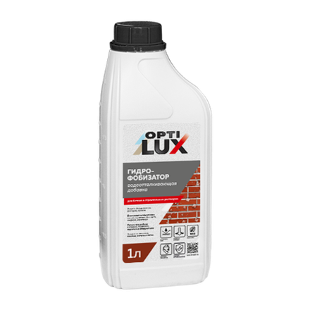 OPTILUX Гидрофобизатор 1л (водоотталкивающая добавка) (ИжСинтез)