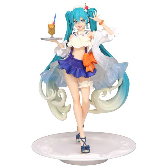 Фигурка Аниме FuRyu Hatsune Miku Exceed Creative Sweetsweets Series Tropical Juice 17см / в виде виртуальной певицы Хацунэ Мико