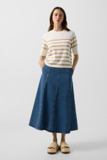 Футболка BOGNER STACEY-2 в бело-бежевом цвете