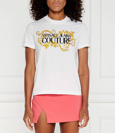 Футболка Versace Jeans Couture - белый(77HAHE05CJ00E)