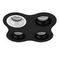 Комплект из светильников и рамки Lightstar Domino Round (214647+214606+214607+214607+214607) D64706070707