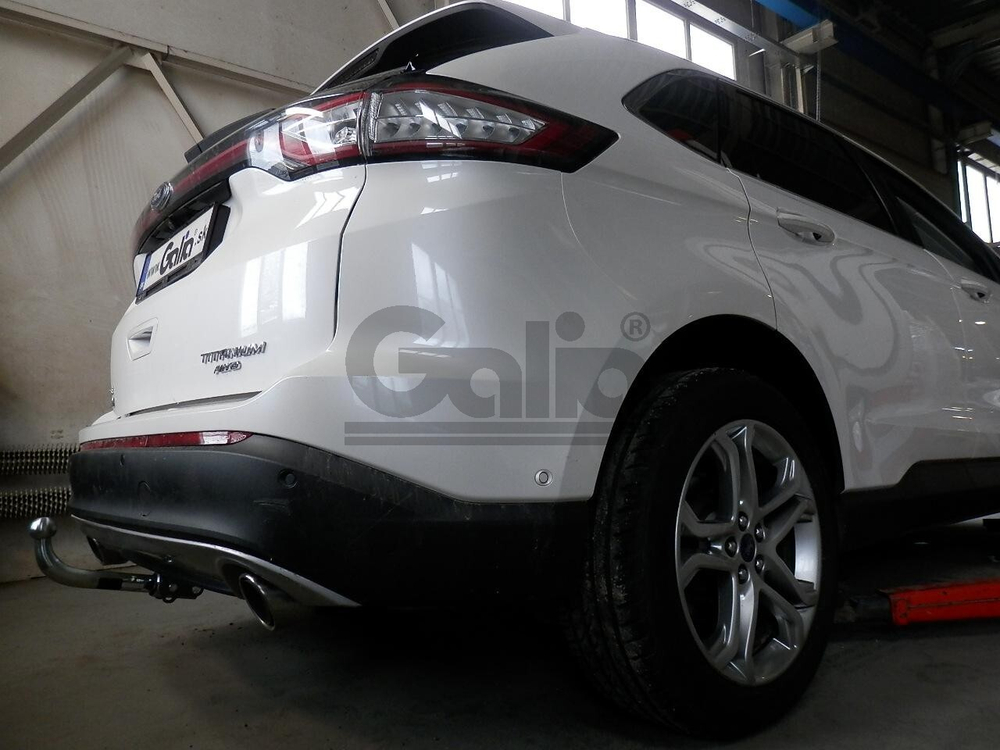 Фаркоп оцинкованный Galia F136C для FORD Edge, SUV, 2015-(паспорт и сертификат в комплекте)(без электрики)