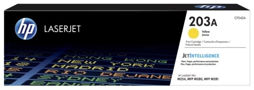 Картриджи HP 203A CF542A желтый (yellow)