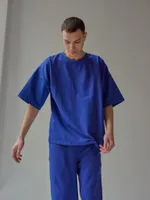 Футболка One Two Logo Clematis Blue