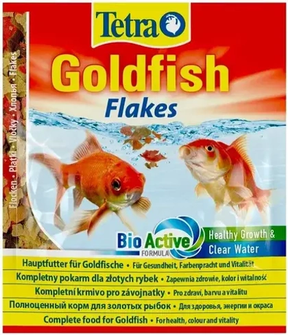 Tetra Goldfish Flakes Корм для золотых рыбок в хлопьях, 12 г