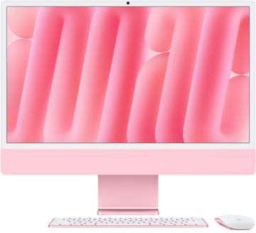 Apple iMac 24" Retina 4,5K, M4 2024 (8C CPU, 8C GPU), 16 Гб, SSD 256 Гб, розовый