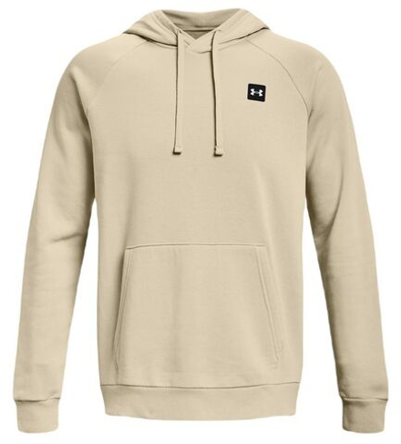 Куртка теннисная Under Armour Men's UA Rival Fleece Hoodie - khaki base/onyx white