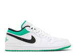 Air Jordan 1 Low "White Lucky Green"