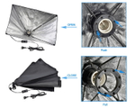 Быстрораскладной софтбокс с патроном Е27 Grifon SB-5070AC 50х70см