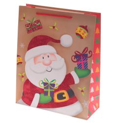 GAEM Пакет подарочный (бумага 230г/м2, блок микс 12шт), L26 W10 H32 см, 4в.