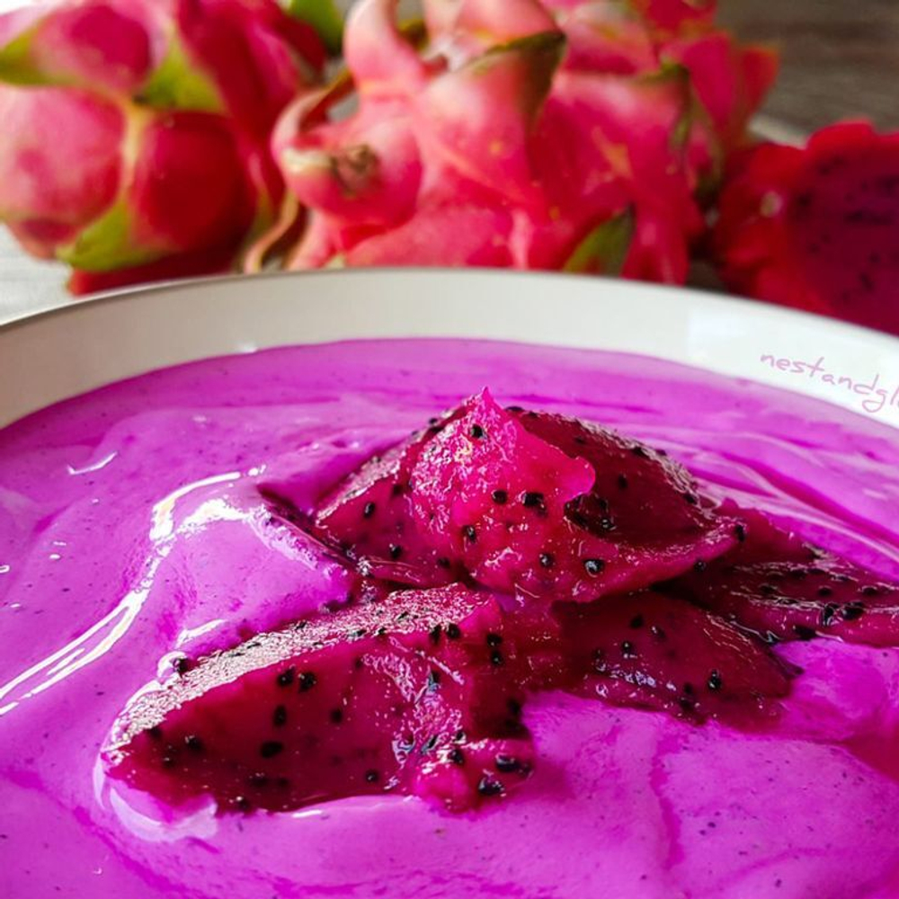 Питахайя (Pitaya, Красный дракон), слайсы, 1 кг.