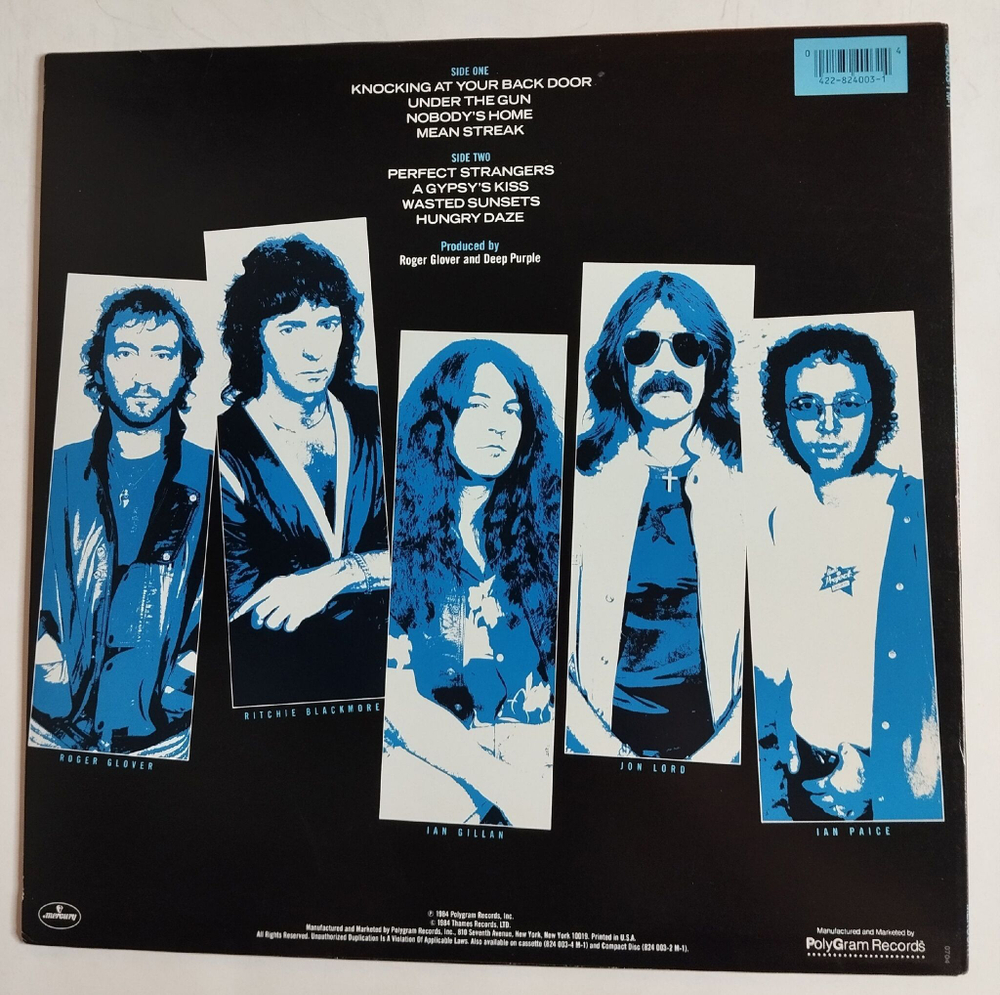 Винтажная виниловая пластинка LP Deep Purple Perfect Strangers (USA 1984)