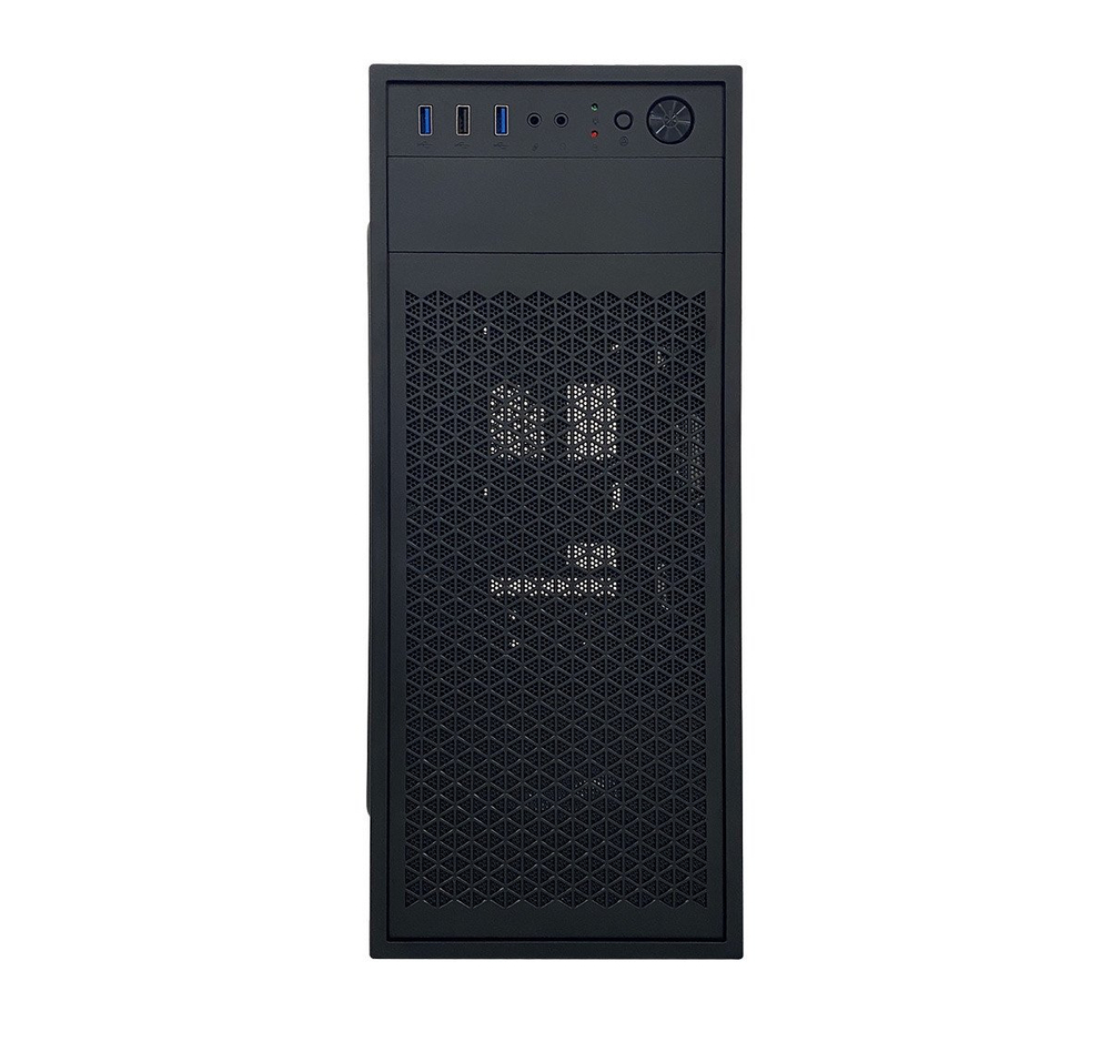 Корпус NOMAD NMD-C6013 mATX 1x3.5" 2x2.5" USB3.0х2 USB2.0х1 Черный, Без БП