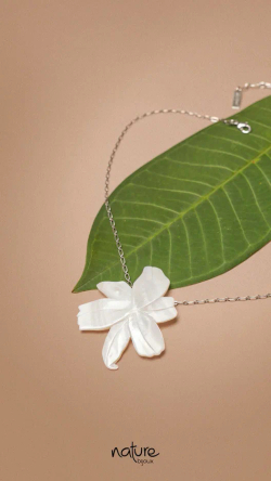 Колье Nature Bijoux, Lis Blanc, с подвеской из перламутра, NB26.1-15-43820 (белый)