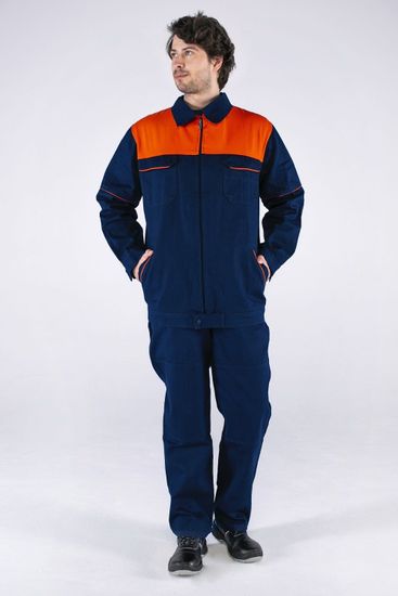 Костюм "Союз" брюки (т.синий/оранжевый)