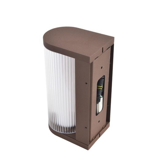 7180/12WL NATURE ODL26 Настенный светильник коричневый/акрил/металл IP65 LED 12W 750Лм 3000K 162° 220-240V CORTENA