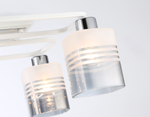 TR303205/4 WH/CH/SM/FR белый/хром/дымчатый/белый матовый E27*4 max 60W 370*370*200