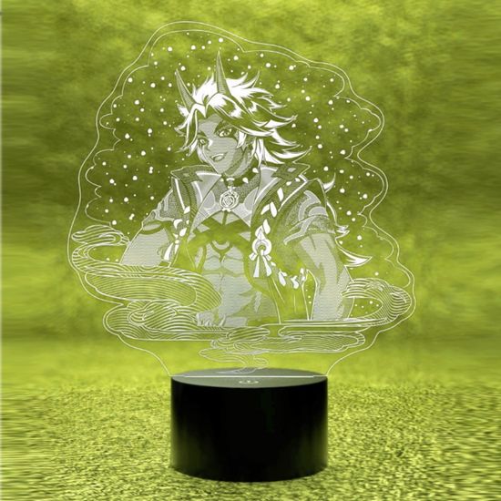 3D лампа Геншин Импакт, Genshin Impact. Аратаки Итто