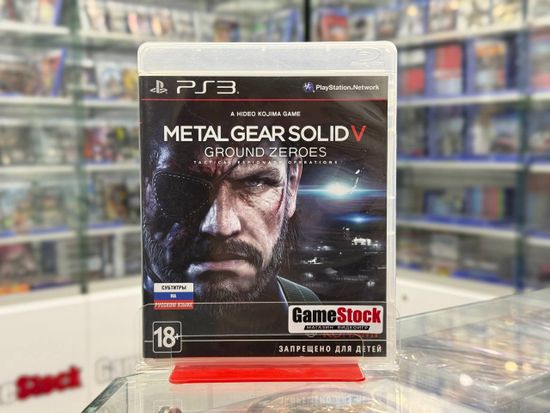 PS3 Metal Gear Solid V: Ground Zeroes (Б/У, Русские субтитры, BLES-01971)