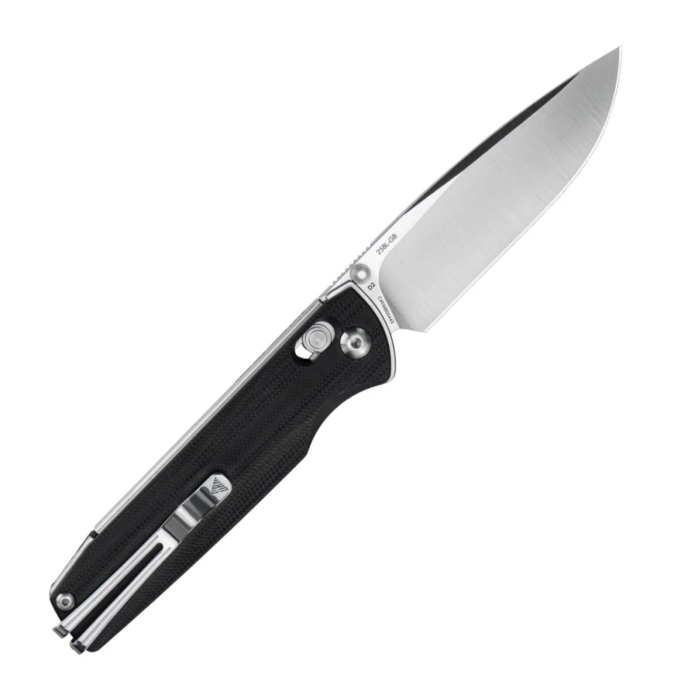 Нож складной SRM 258L-GB Terrier Satin (D2, Black G10)