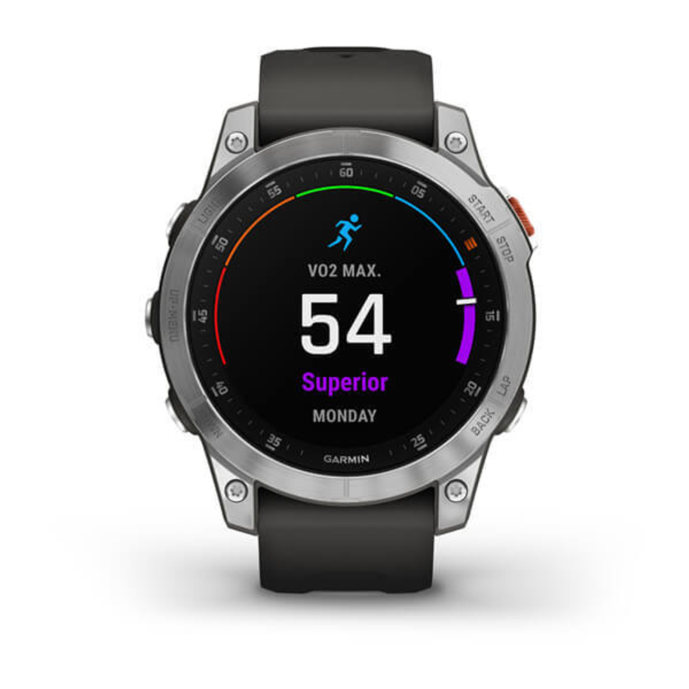 Смарт-часы GARMIN EPIX (Gen 2) серый стальной, 010-02582-01