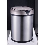 Ведро для мусора сенсорное, круглое, нерж, внутр ведро, Foodatlas JAH-9111, 8 л