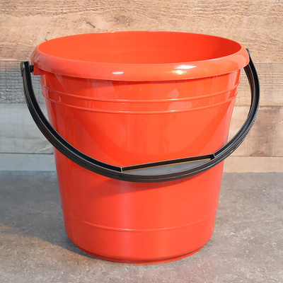 Ведро 10л "Элластик", цвет красный