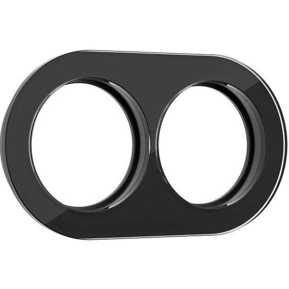 Рамка на 2 поста черная Werkel W0025108 4690389166457