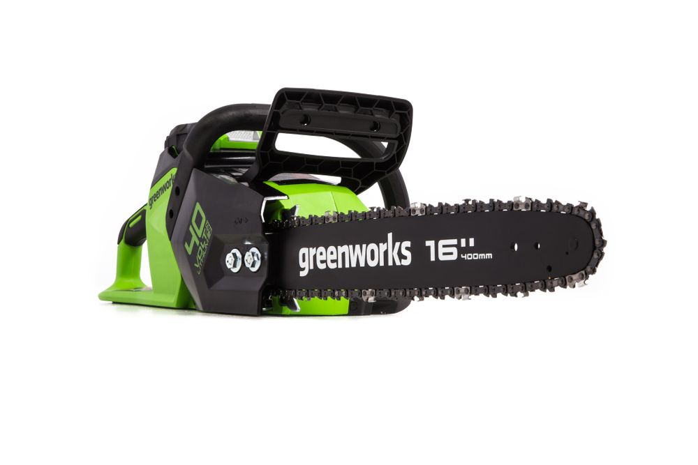 Аккумуляторная цепная пила Greenworks GD40CS18K4,2005807UA, 40v, 40 см, АКБ 2 А·ч и ЗУ