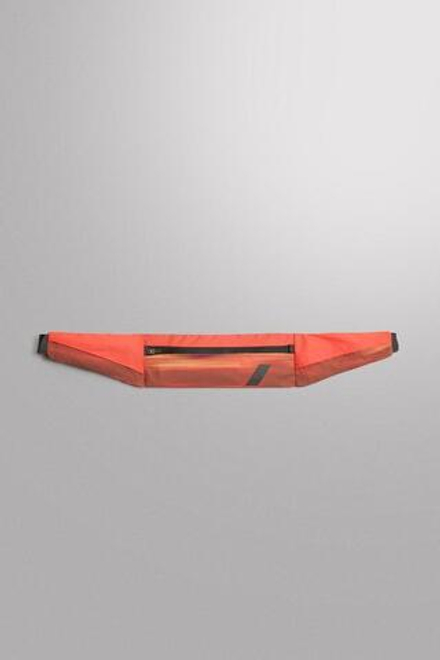 ZARA СПОРТИВНАЯ ПОЯСНАЯ СУМКА ИЗ ТЕХНИЧЕСКОЙ ТКАНИ, ОРАНЖЕВЫЙ