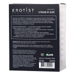 Черная анальная пробка 13,5см Erotist Toys Anal Plug Strob Size M