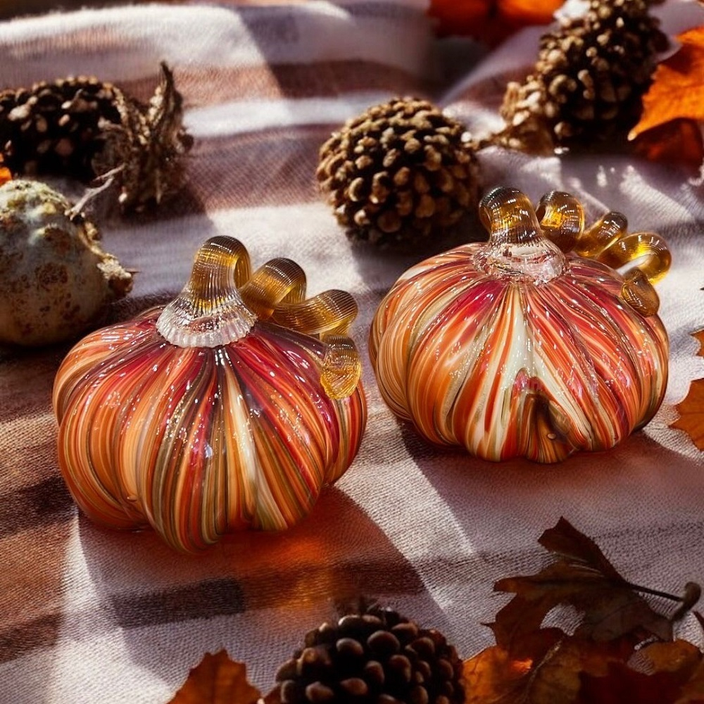 Тыква из муранского стекла 11 см