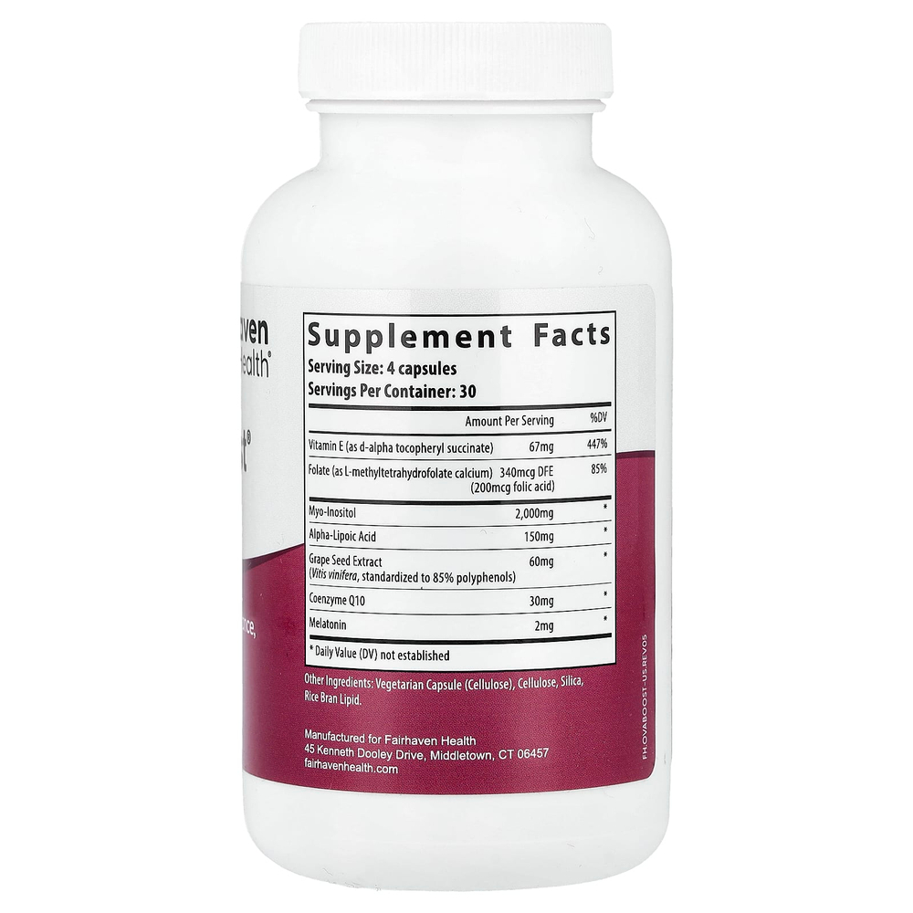 Fairhaven Health, OvaBoost® для женского здоровья, 120 капсул