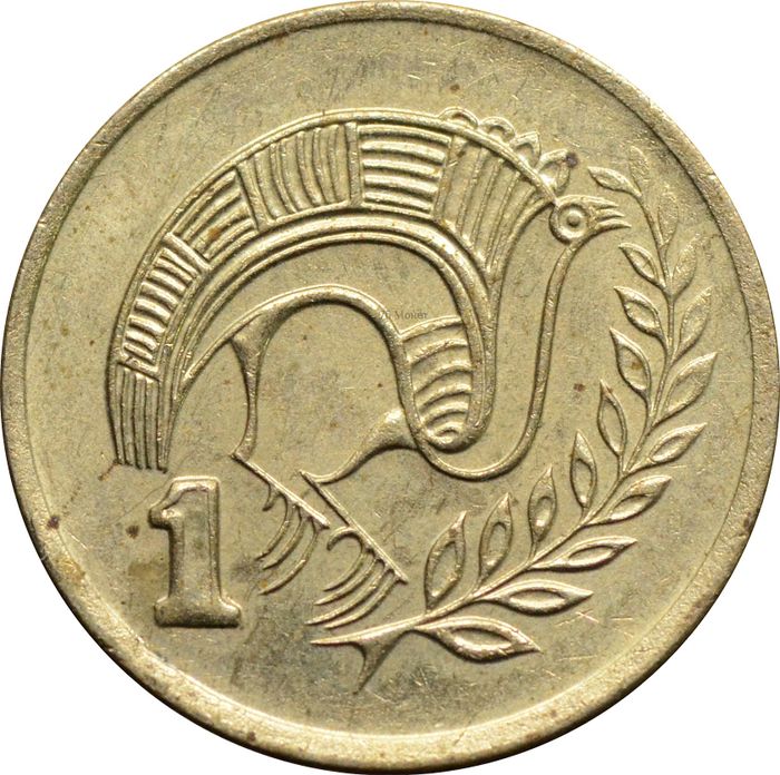 1 цент 1983-1990 Кипр