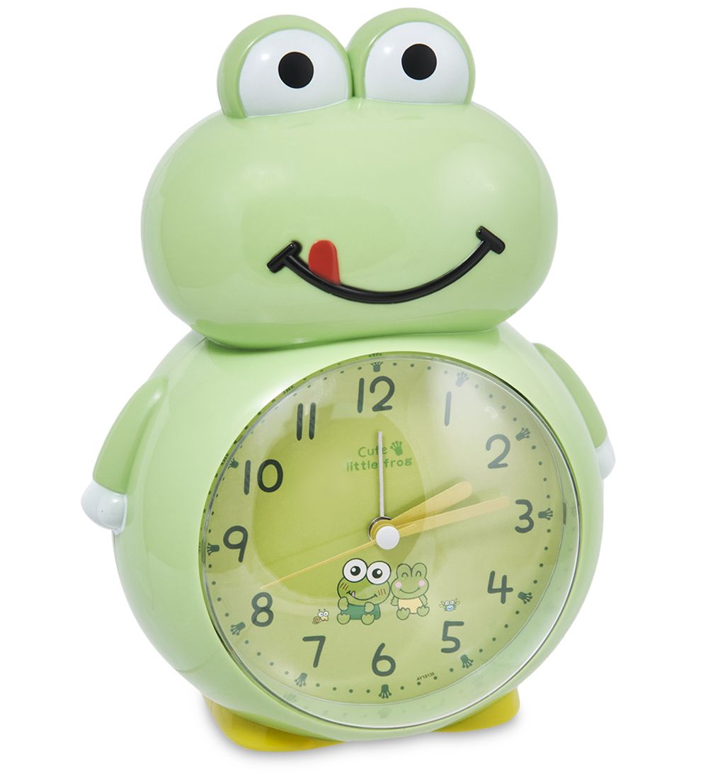 GAEM Art CL-06/3 Будильник «Лягушка» салатовый