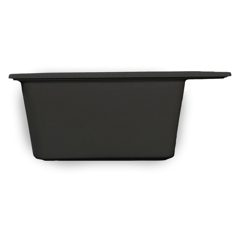 Мойка ML-GMS121 СТАНДАРТ прямоугольная, черный (308), 555*495*190мм