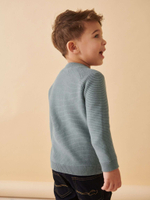 Кардиган на молнии для мальчика Next K82-044, Светло-синий