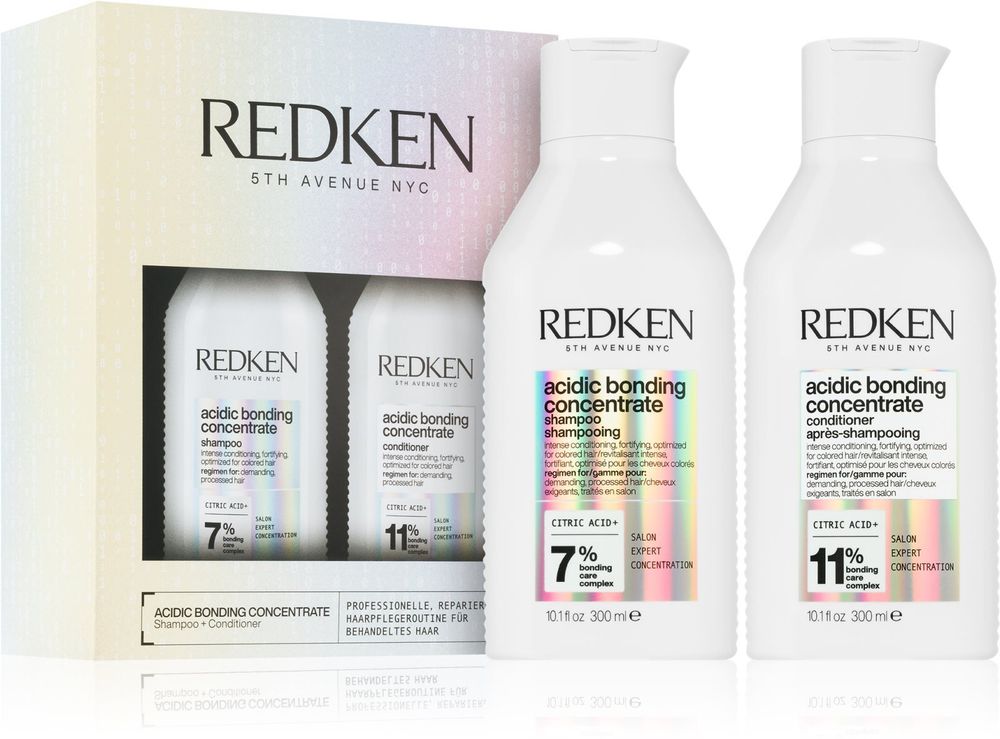 Redken strengthening shampoo for weak hair 300 мл + intensive regenerating conditioner 300 мл Acidic Bonding Concentrate
