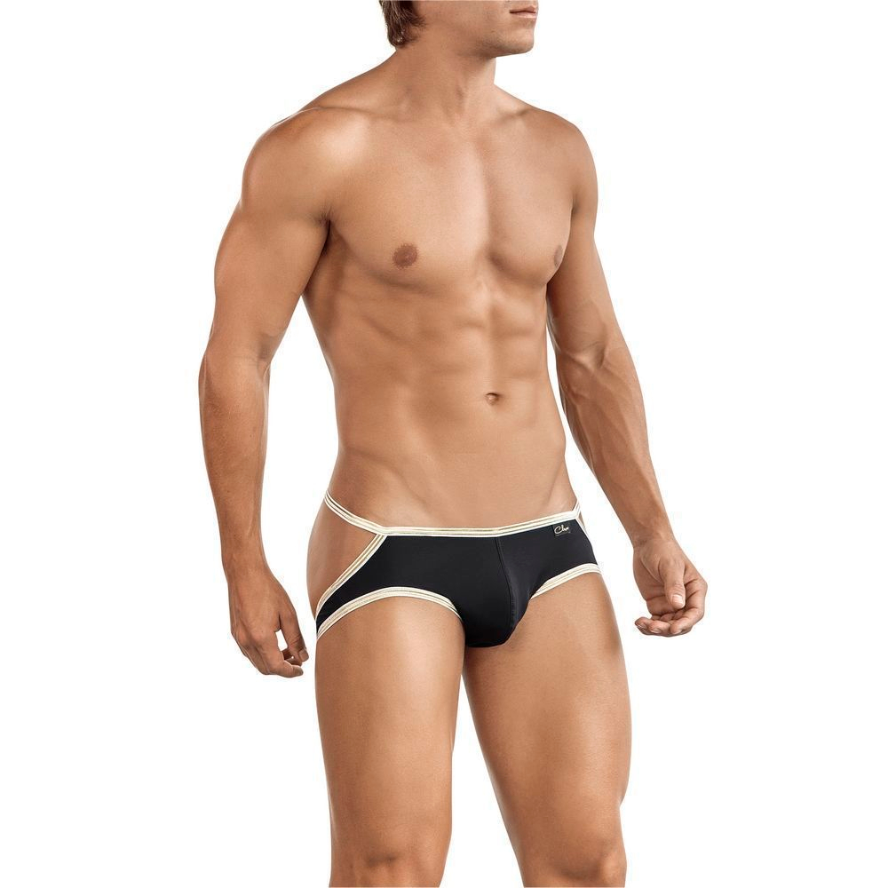 Мужские трусы джоки черные Clever Prestige Jockstrap 302311