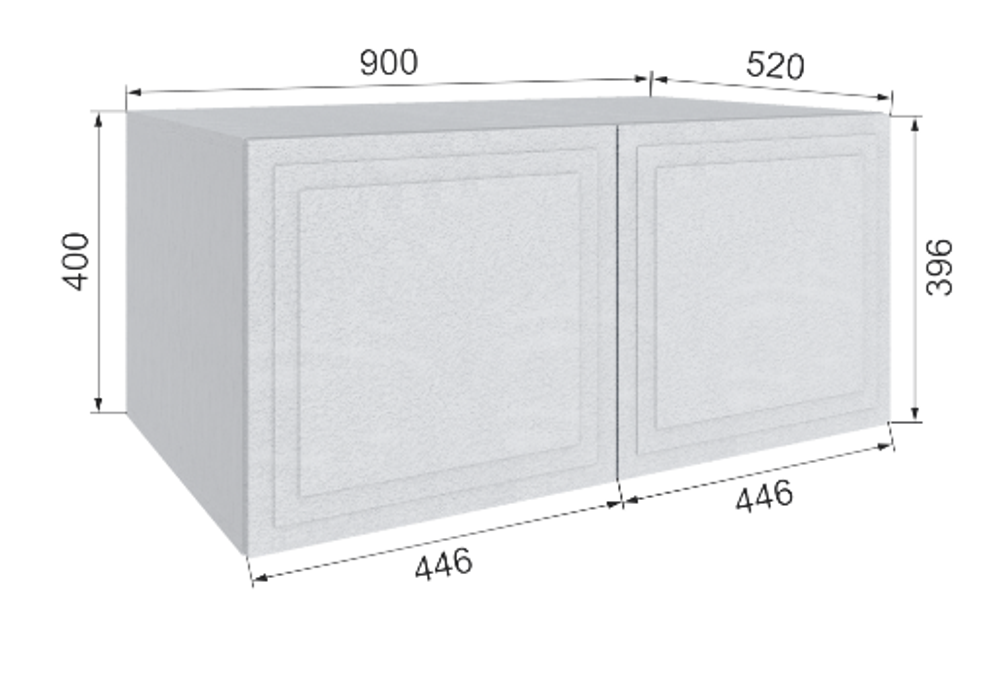 Антресоль Бруклин 90А400