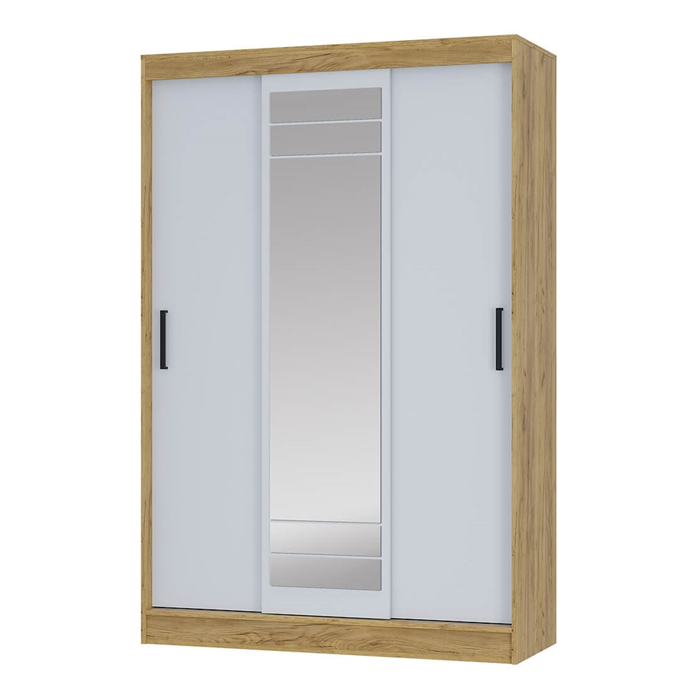 Шкаф-купе Тео ШКК-02, крафт/белый