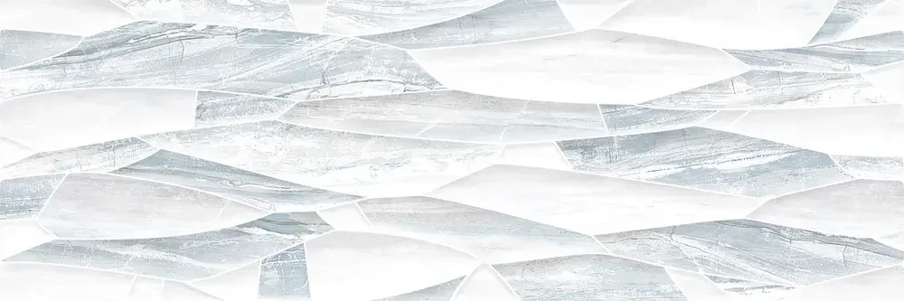 Настенная плитка ALMA Ceramica TWU93DNV16R Denver 90x30 белая / серая глянцевая под камень