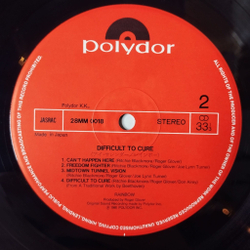 Винтажная виниловая пластинка LP Rainbow Difficult To Cure (Japan 1981г.) (No Obi), Freedom Fighter