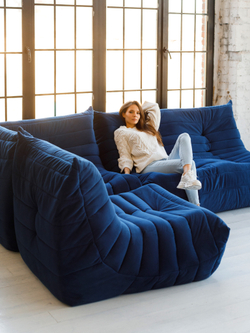 Диван Маршмеллоу Красный 1 секция