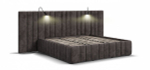 Кровать BOSS INFINITY 180*200 велюр Alkantara серый