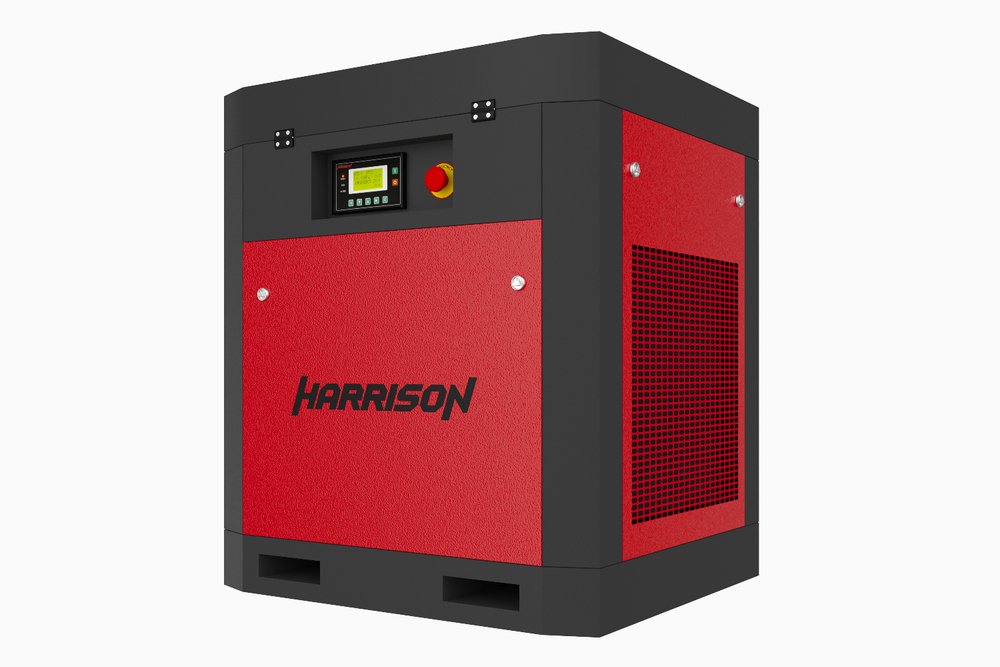 HRS-941300 Винтовой компрессор с ременным приводом Harrison: 1300 л/мин, 10 бар, 11 кВт